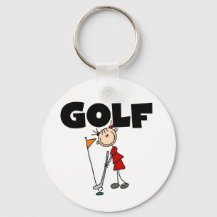 Girls GOLF Key Ring