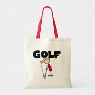 Girls GOLF T-shirts and Gifts Tote Bag
