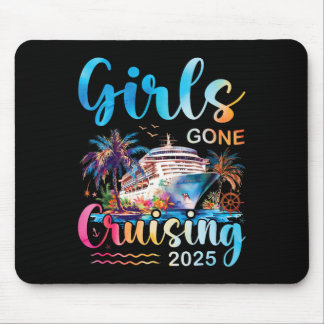 Girls Gone Cruising 2025 Girl Cruise Ship Vacation Mouse Mat