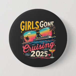 Girls Gone Cruising 2025 Travel Girls Trip 7.5 Cm Round Badge