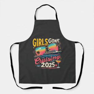 Girls Gone Cruising 2025 Travel Girls Trip Apron