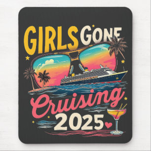 Girls Gone Cruising 2025 Travel Girls Trip Mouse Mat