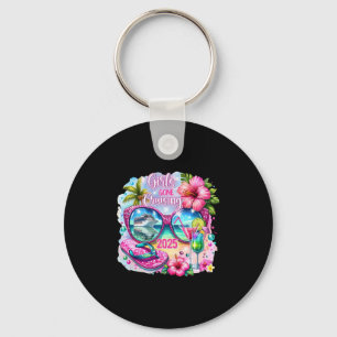 Girls Gone Cruising 2025 Vacation 2025 Tropical Gi Key Ring