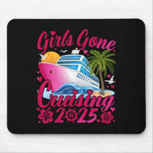 Girls Gone Cruising 2025 Women Cruise Vacation Mouse Mat