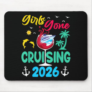 Girls Gone Cruising 2026 Bestie Friends Trip Mouse Mat