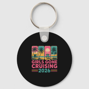 Girls Gone Cruising 2026 Cruise Vacation Trip Vint Key Ring