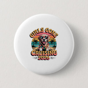Girls Gone Cruising 2026 Cruise Vacation Trip Wome 6 Cm Round Badge
