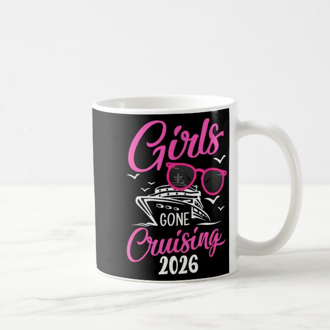 Girls Gone Cruising 2026 Vacation Party Cruise  Coffee Mug (Right)