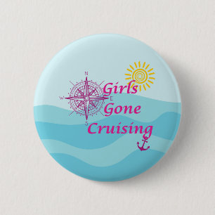 Girls Gone Cruising 6 Cm Round Badge