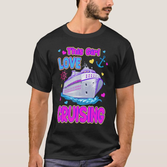 Girls Gone Cruising Cruise Ship Vacation T-Shirt (Front)