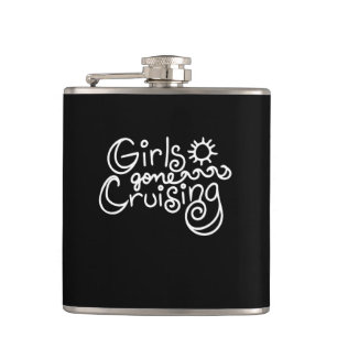 Girls gone cruising hip flask