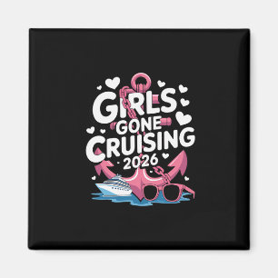 Girls Gone Cruising Nautical 2026 Cruise Vacation Magnet