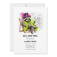 Girls Gone Feral Funny Bachelorette Pool Party
