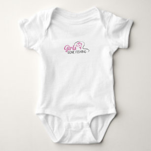 Girls Gone Fishing Funny Gift Baby Bodysuit