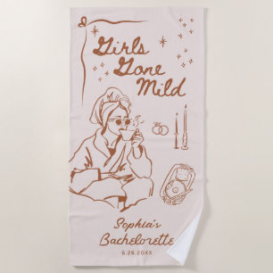 Girls Gone Mild Bachelorette Party Spa Towel