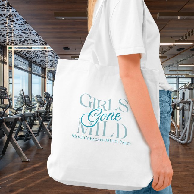 Girls Gone Mild – Custom Bachelorette Design Tote Bag (Girls Gone Mild tote bag with modern font – perfect for bridesmaid proposals or bridal celebrations!)