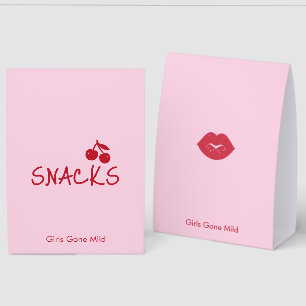 Girls Gone Mild Pink and Cherry Red Bachelorette  