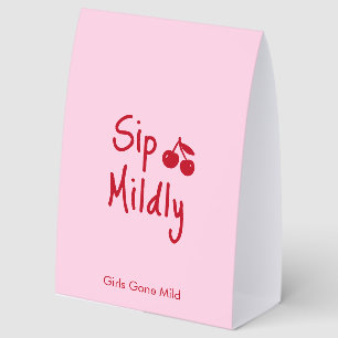 Girls Gone Mild Pink and Cherry Red Bachelorette  