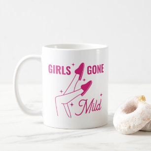 Girls Gone Mild Pink Spa Bachelorette Party Coffee Mug