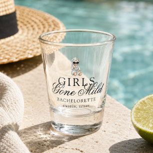 Girls Gone Mild Spa Bear Bachelorette Shot Glass