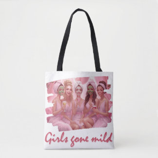 Girls Gone Mild – Spa Day Bridesmaids Bachelorette Tote Bag