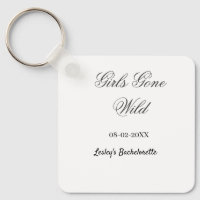 Girls Gone wild Bachelorette party name date bride