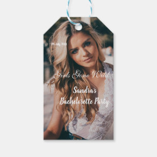 girls gone wild bachelorette party name photo whit gift tags