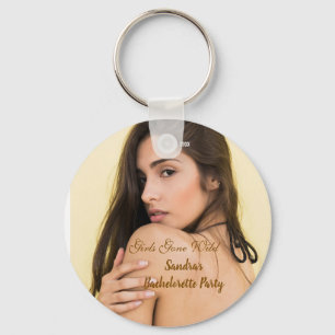 girls gone wild bachelorette party name photo whit key ring