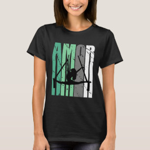 Girls Green Aerialist Distressed Amor Loves Inspir T-Shirt