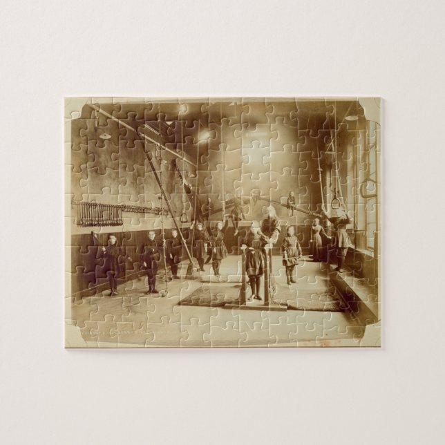 Girl's Gymnasium at the Deaf and Dumb Institution, Jigsaw Puzzle (Horizontal)