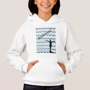 Girls Gymnast Chevron Gymnastics Hoodie