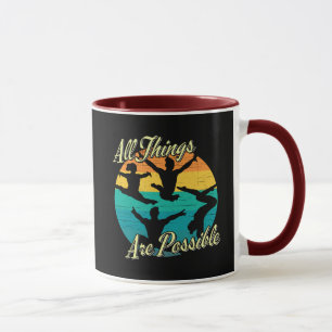 Girls Gymnastics - All Things are Possible Mug