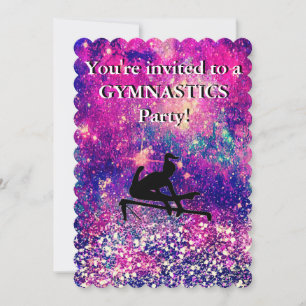 Girls Gymnastics Birthday Party Sparkle