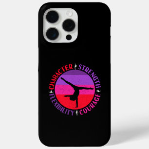 Girls Gymnastics Character Strength Courage iPhone 15 Pro Max Case