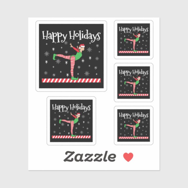 Girls Gymnastics Christmas Elf (Sheet)