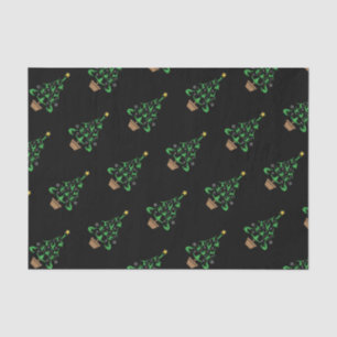 Girls Gymnastics Christmas Tree Tissue Paper