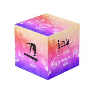 Girls Gymnastics Cube Customisable