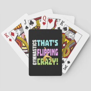 Girls Gymnastics - Flipping Crazy Playing Cards