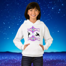 Girls Gymnastics "I Love Gymnastics" Hoodie