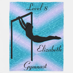 Girls Gymnastics Level 8  Fleece Blanket