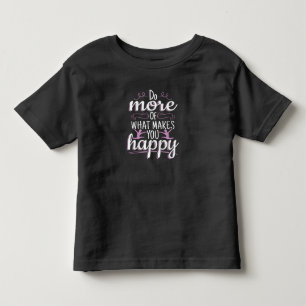 Girls Gymnastics - Motivational Happy Quote Toddler T-Shirt