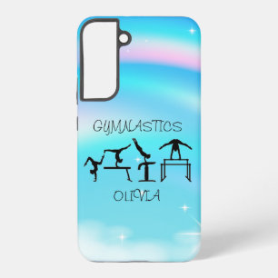 Girls Gymnastics Rainbow Swirls  Samsung Galaxy Case
