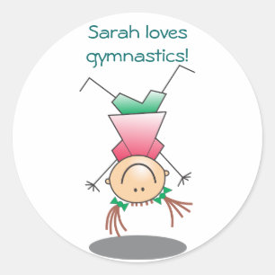 Girls Gymnastics Stickers