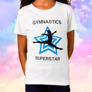 Girls Gymnastics Superstar Leap T-Shirt