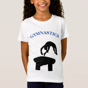 Girls Gymnastics Vault T-Shirt w/ Name on back