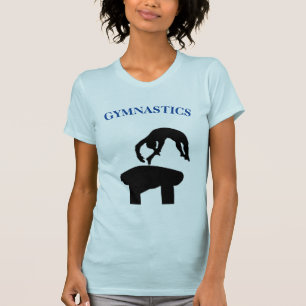 Girls Gymnastics Vault T-Shirt w/ Name on back