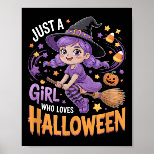 Girls Halloween  Poster