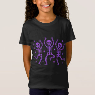 Girls Halloween Skeletons Shirt
