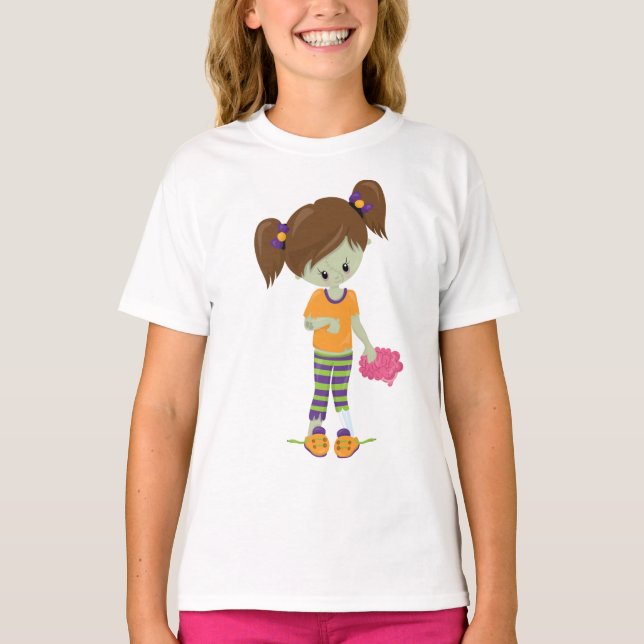 Girls' Hanes TAGLESS® T-Shirt (Front)