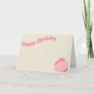 Girls Happy Birthday Greetings Card